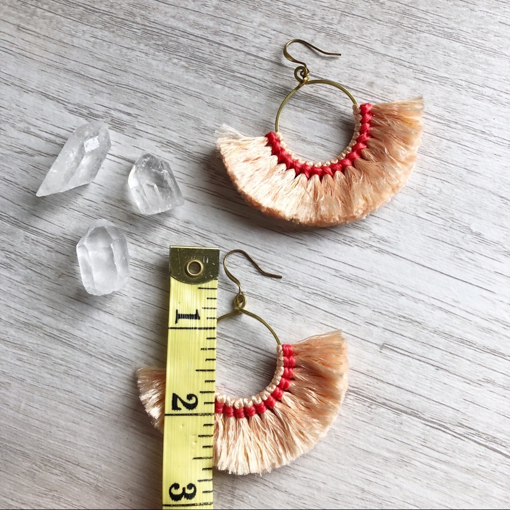 Fringe and tassel earnings NWOT - Picture 4 of 5